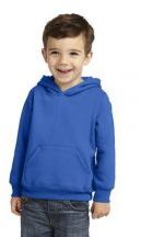 Port & Company® Toddler Core 7.8-ounce, 50/50 Cotton Poly Fleece Pullover Hooded Sweatshirt